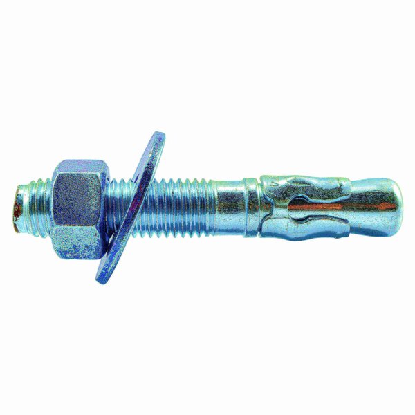 Torquemaster Torquemaster Wedge Anchor, 4-3/4" L, Steel Blue Ruspert, 10 PK 51814